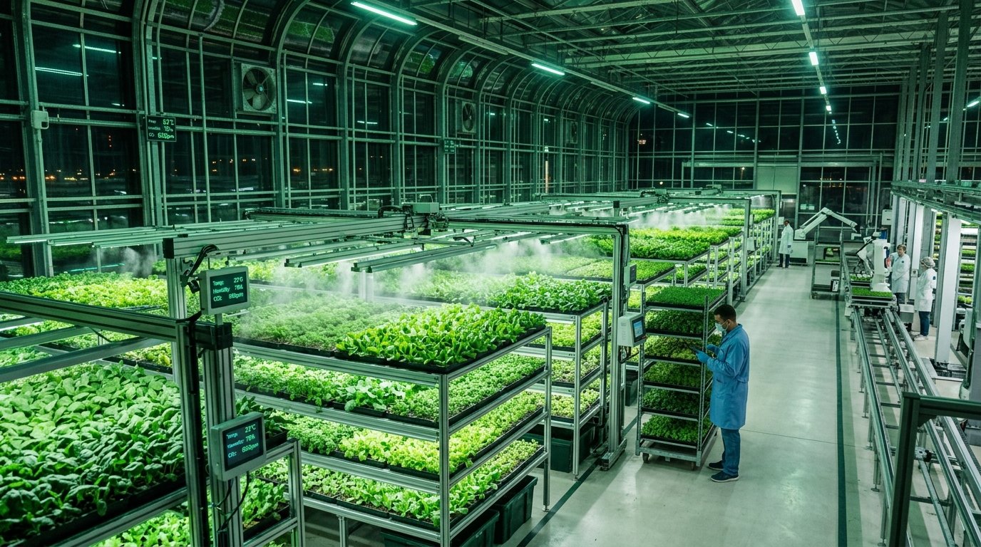 High-Tech Greenhouse Nursery